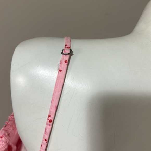 Free People Gabby Mini Dress Pink Floral Print A Line Pockets Sz M NEW - Picture 10 of 15